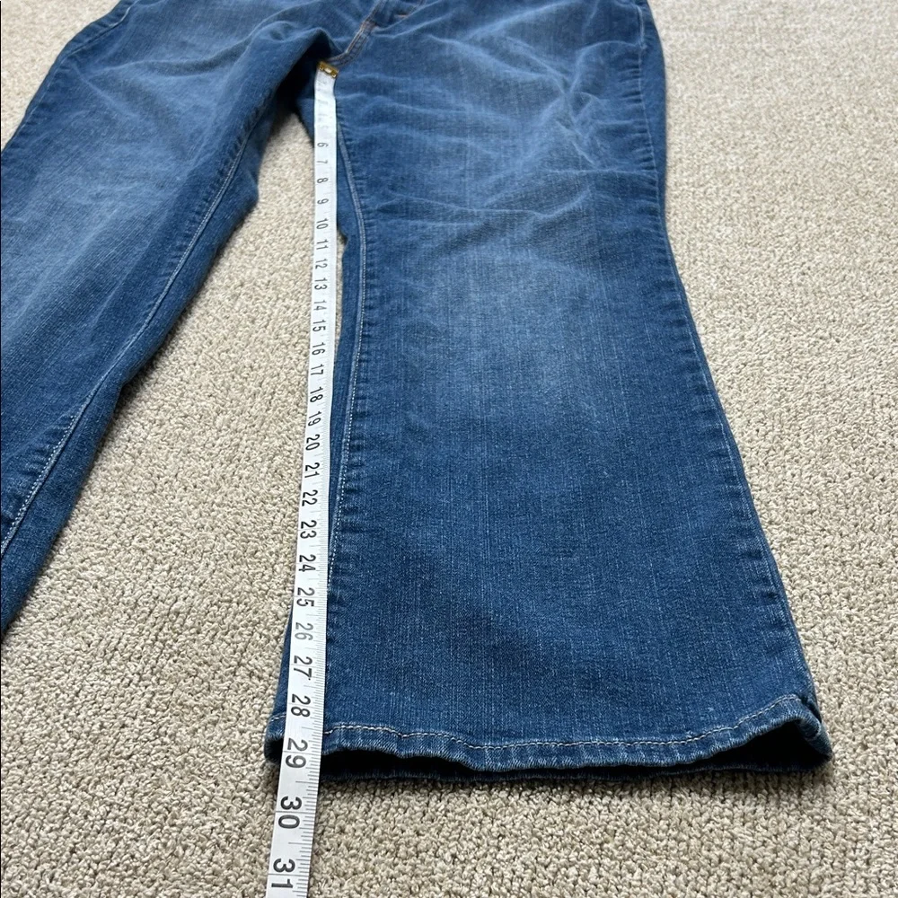 Levi's 515 Boot Cut Blue Jeans Size 14S - Picture 4 of 9